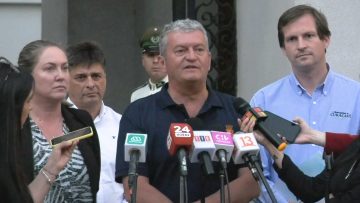 06122314 DECLARACIONES DE ALCALDES DE COMUNAS RURALES TRAS REUNIÓN EN LA MONEDA 03