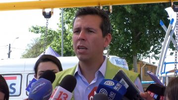 14122307 DECLARACIONES AUTORIDADES TRAS INAUGURACIÓN DE PLAZA EN RENCA 01