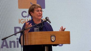 02042416 DISCURSO EX PRESIDENTA BACHELET EN ANIVERSARIO DE LA CASA IGUALDAD 02