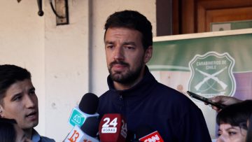 10032401 DELEGADA Y ALCALDE INFORMAN DETENCION DE AUTOR BALACERA MAIPU 06