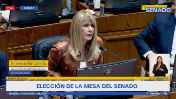 19032415 INTERVENCIÓN XIMENA RINCÓN EN EL SENADO
