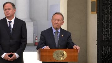 26032415 DECLARACIONES PRESIDENTE Y VICEPRESIDENTE DEL SENADO TRAS REUNIÓN CON EL PRESIDENTE BORIC 03
