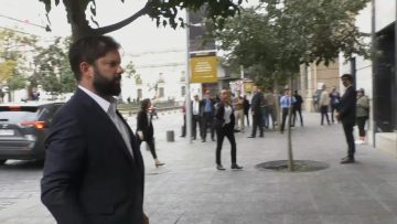 02042413 APOYO LLEGADA PRESIDENTE BORIC A CANCILLERÍA 06