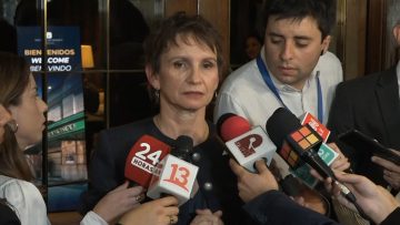 04042423 DECLARACIONES DE LA MINISTRA DEL INTERIOR EN ASAMBLEA ACHM 01