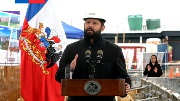 24062407 PRESIDENTE GABRIEL BORIC ENCABEZA LA PRIMERA PIEDRA DE NUEVO CUARTEL PDI 03