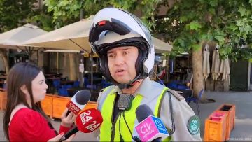 30112403 CARABINEROS Y DESVÍOS DE TRÁNSITO PARA ESTE DOMINGO EN SANTIAGO 01