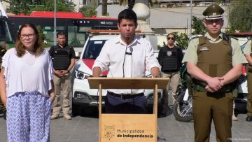 31122403 AUTORIDADES PRESENTAN PLAN FISCALIZACIÓN PARA NOCHE DE AÑO NUEVO EN INDEPENDENCIA 01