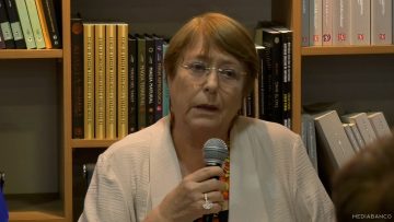 EXPRESIDENTA BACHELET EN LANZAMIENTO DE LIBRO SOBRE SISTEMAS DE CUIDADOS 10
