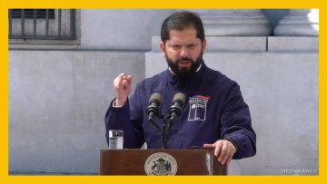 PRESIDENTE BORIC POR NUEVO SISTEMA DE IDENTIFICACIÓN DESTACADO