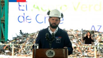 07012503 PRESIDENTE BORIC ENCABEZA HITO DE DESTRUCCIÓN DE ARMAS 01