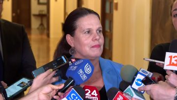 08012512 PUNTO DE PRENSA MINISTRA DE DEFENSA MAYA FERNANDEZ 1