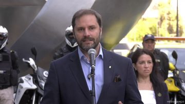09012503 ALCALDE DE PROVIDENCIA HACE BALANCE DEL PLAN DE INTERVENCIOIN COSTANERA CENTER 08