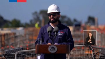 10012504 PRESIDENTE BORIC VISITA OBRAS DE LA CONSECION VIAL PUENTE INDUSTRIAL 03