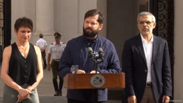 08022501 DECLARACIONES PRESIDENTE BORIC SOBRE INCENDIOS 01