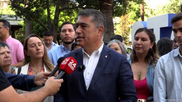 08022509 -DECLARACIONES ALCALDE DE SANTIAGO, MARIO DESBORDES 01