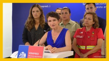 12022503 PUNTO DE PRENSA MINISTRA TOHÁ EN SENAPRED DESTACADA