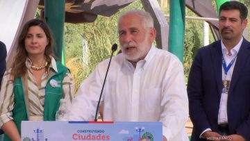 04032507 AUTORIDADES INAUGURAN PROYECTO MAPOCHO RÍO SD