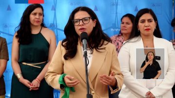 08032511 DECLARACIONES MINISTRA ORELLANA Y ALCALDESA DELFINO 08