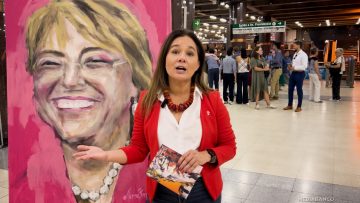 08032515 -IMÁGENES Y DECLARACIONES POR HOMENAJE A BACHELET EN METRO 01