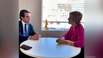 24032524 APOYO REUNIÓN EVELYN MATTHEI CON JOSÉ MARÍA AZNAR 01