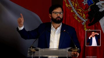 220425BRA04 PRESIDENTE BORIC EN CLAUSURA DE FORO EMPRESARIAL EN BRASIL 01