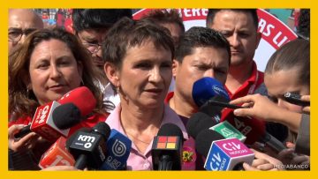 24042508 CAROLINA TOHÁ TRAS REUNIRSE CON EL SINDICATO LIDER WALMART DEST