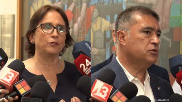 08122505 DECLARACIONES ALCALDE SANTIAGO Y SUBSECRETARIA PREVENCIÓN DEL DELITO 01