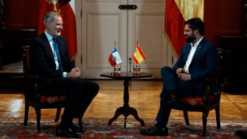 10032634 REUNIÓN BILATERAL PRESIDENTE BORIC Y REY DE ESPAÑA 01