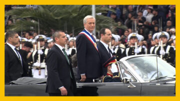 19092609 ENTRADA PRESIDENTE KAST A PARADA MILITAR DEST