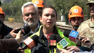 17102604 AUTORIDADES POR DEFENSA CIVIL EN LAS CONDES Y REPORTE POR LLUVIAS 01